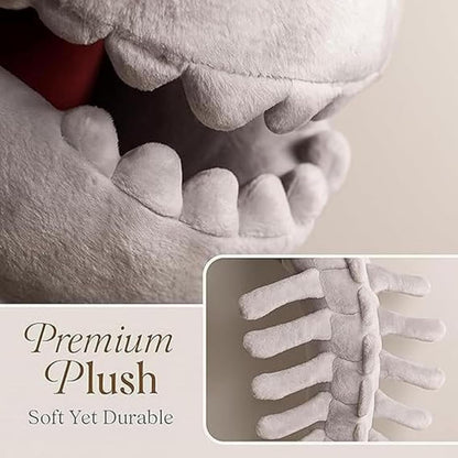 Spinosaurus Plush Dino Outfit, Spinosaurus Plush Costume, Halloween Fun Dinosaur Costume-3D Skeleton Design