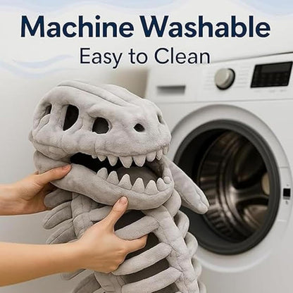 Spinosaurus Plush Dino Outfit, Spinosaurus Plush Costume, Halloween Fun Dinosaur Costume-3D Skeleton Design