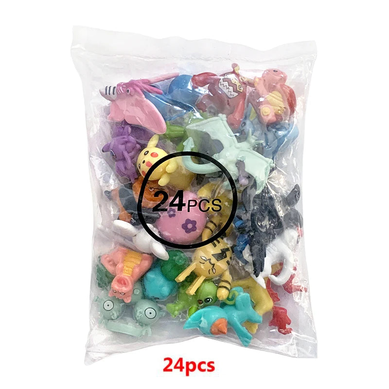 Unwrap Joy with the Pokemon Advent Calendar Box - 24 Random Collectible Pikachu & Charizard Action Figures for Kids' Christmas & Halloween Fun!